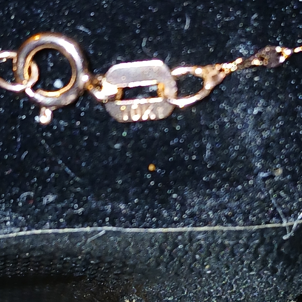 10Kt Rose Gold Mirror Accent Bracelet - Picture 4 of 10
